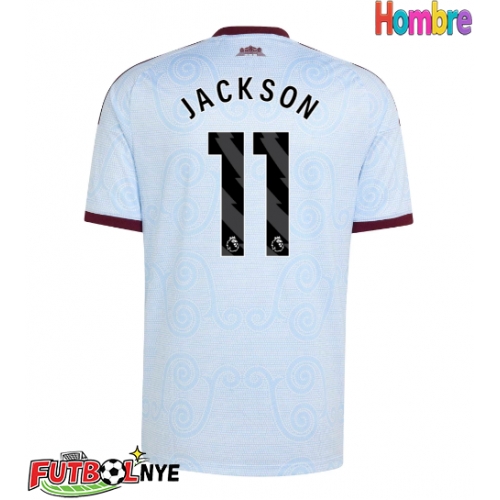 Camiseta Aston Villa Nicolas Jackson #11 Tercera Equipación 2026-27 manga corta
